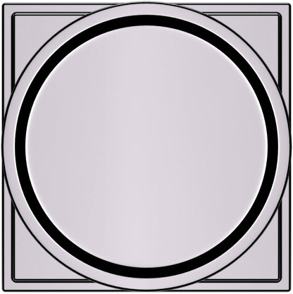 Baldwin K009.PRIV K009 Privacy Door Knob Set with R050 Rose - Satin Black