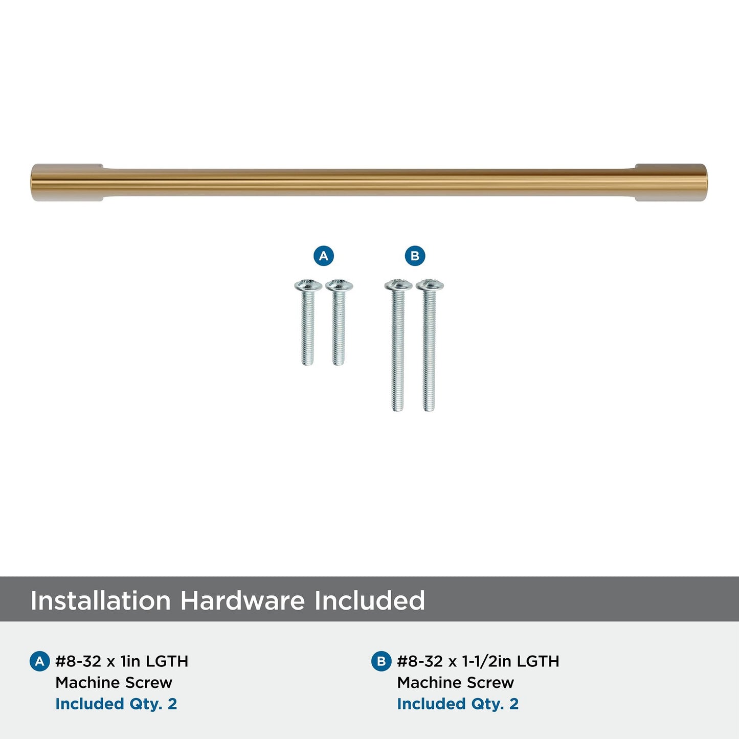Amerock Riva 8-13/16" Center-to-Center Champagne Bronze Cabinet Pull, BP55489CZ