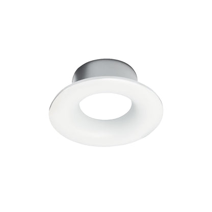 Nora NIOC-1RNBMPW 1" Iolite Can-Less Trim (Matte Powder White, Round Bullnose)