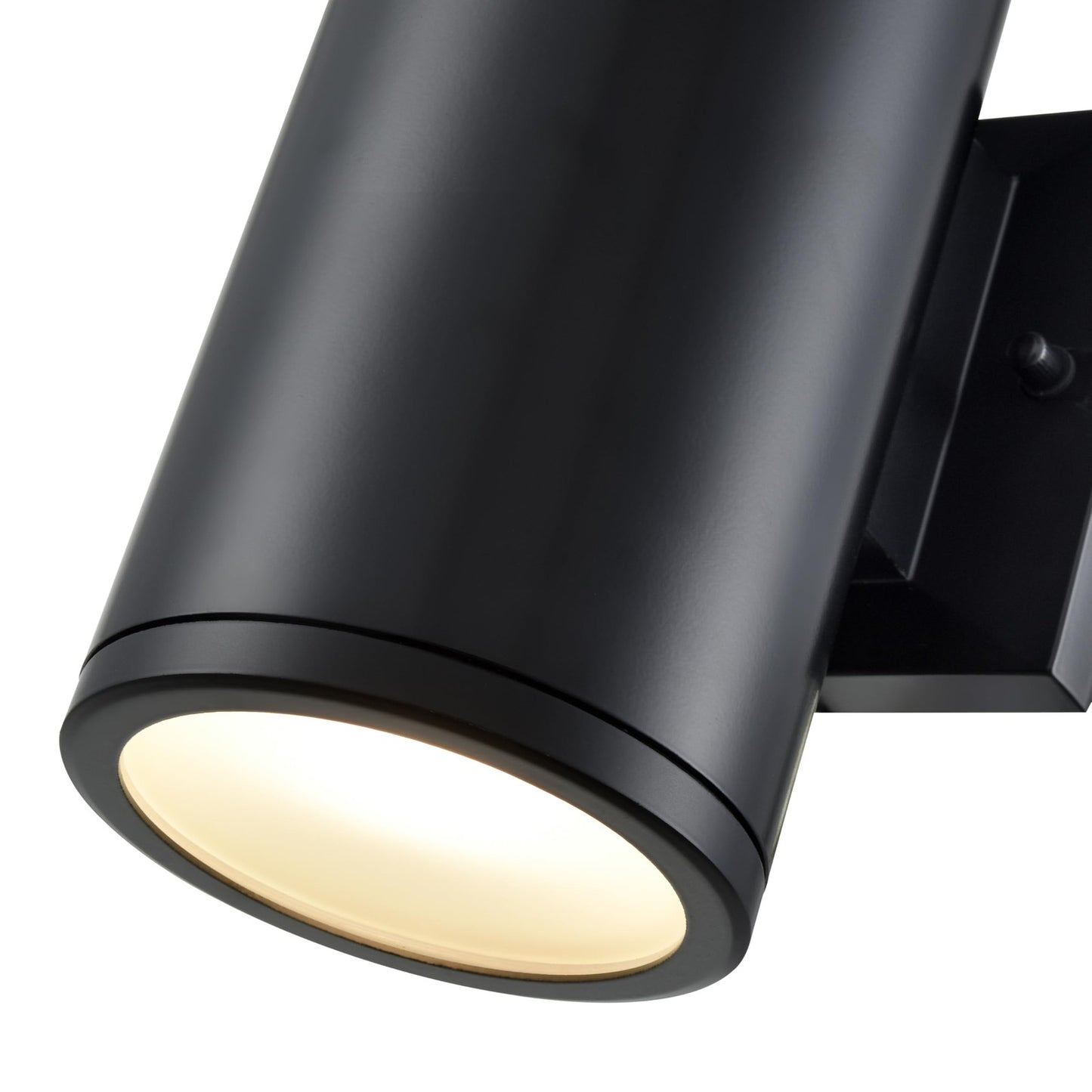 ML Lighting Vegas Collection LED42101-PBK Outdoor LED Wall Sconce Powder Black