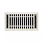 Signature Hardware - Contemporary Steel Floor Register - Almond 6" X 14"
