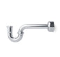 Signature Hardware SH362CP 1-1/4" P-Trap With High Box Flange - Chrome