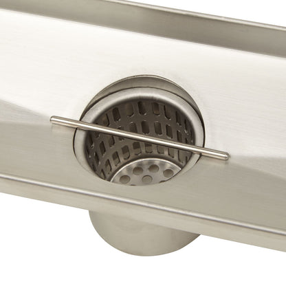 Signature Hardware SH439012SS Carmen 32" Shower Drain - Polished Stainless Steel