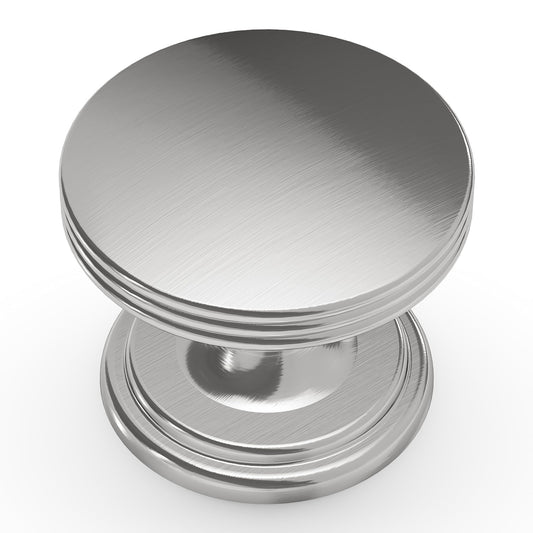 Hickory Hardware P2142-SN American Diner Transitional 1-3/8" Knob Satin Nickel