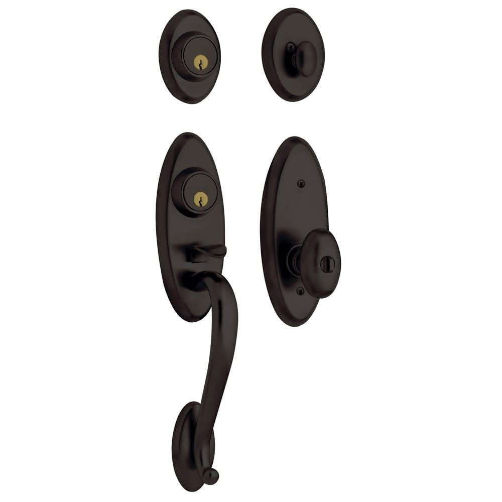 Baldwin Hardware 85345.102.2FD Dummy Handle Set - Oil Rubbed Bronze
