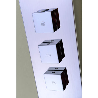 ANZZI Shower Head Panel 53", Tower System, Polished Chrome SS (SP-AZ015)