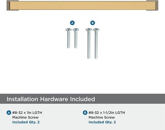 Amerock BP55282CZ | Champagne Bronze Cabinet Pull | 8" (203 mm) Center-to-Center