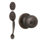 Design House 791681 Coventry Handleset Interior Knob Single Cyl Deadbolt ORB
