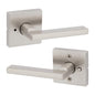 Kwikset 730HFL Halifax Interior Privacy Door Handle Lock Satin Nickel Reversible