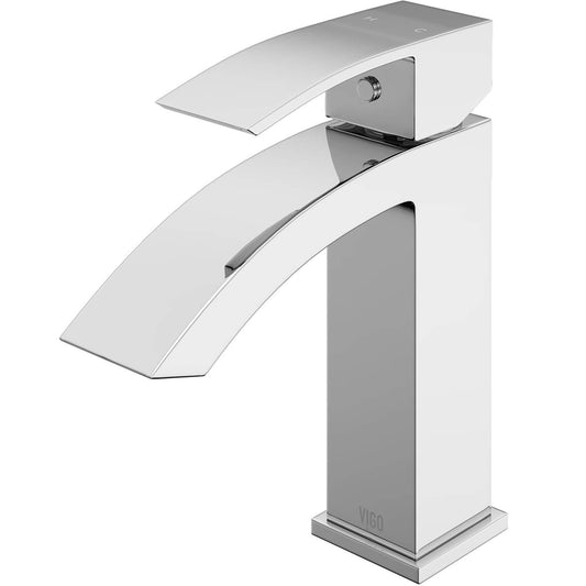 Vigo VG01015CH Lavatory Faucet - Single Hole - Chrome