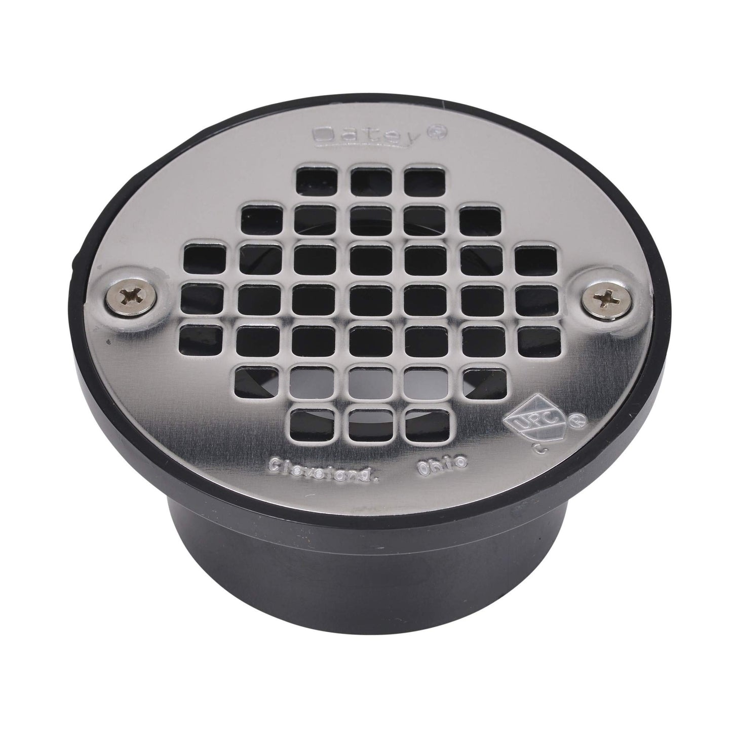 PROFLO PF42930 2" or 3" ABS Shower Drain with 4" Stainless Steel Strainer