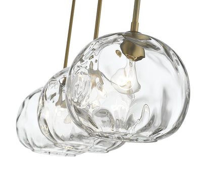 Z-Lite 3 Light Island/Billiard 490P10-3L-BN, Nickel