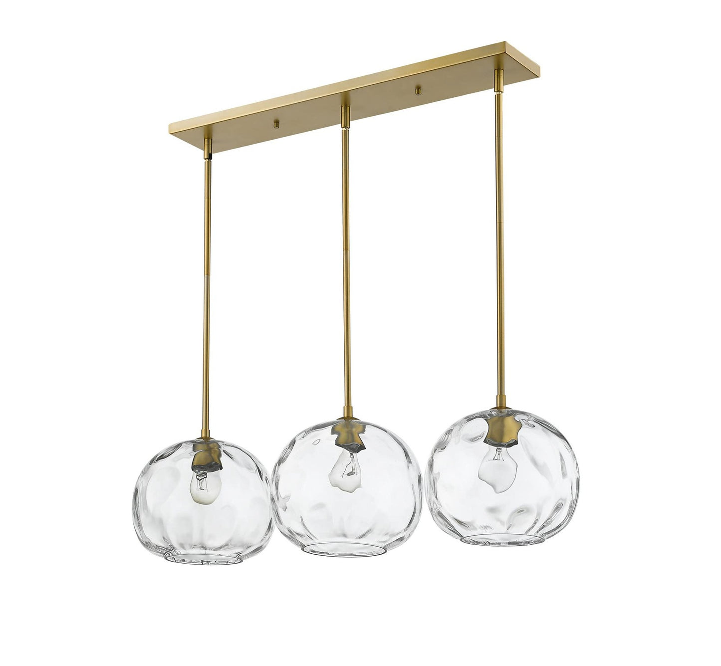 Z-Lite 3 Light Island/Billiard 490P10-3L-BN, Nickel