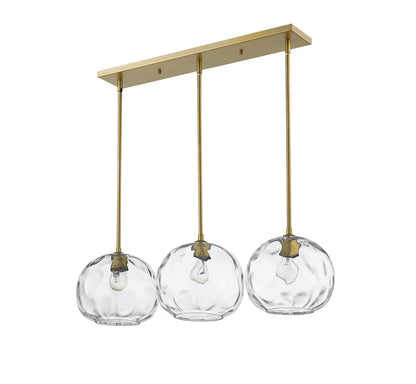 Z-Lite 3 Light Island/Billiard 490P10-3L-BN, Nickel