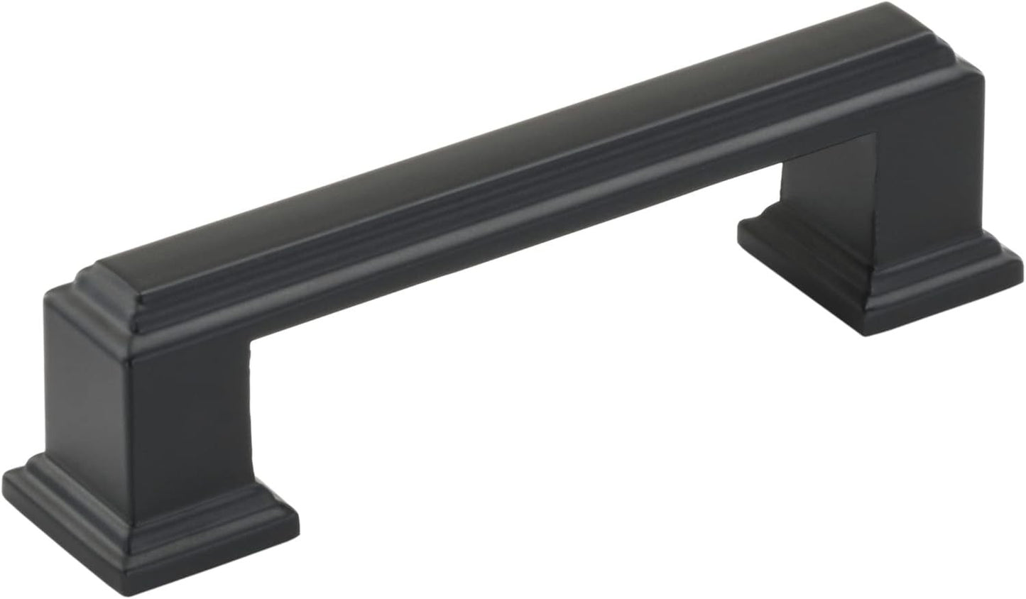Amerock BP36764FB Appoint Cabinet Pull Matte Black 3" Center to Center