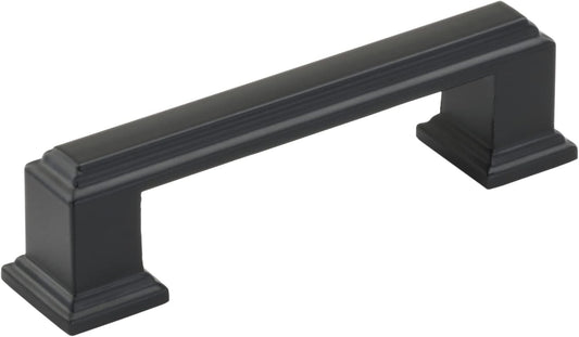 Amerock BP36764FB Appoint Cabinet Pull Matte Black 3" Center to Center