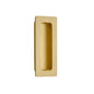 Emtek 220304US4 Modern Rectangular 4" Rectangular Flush Door Pull Satin Brass