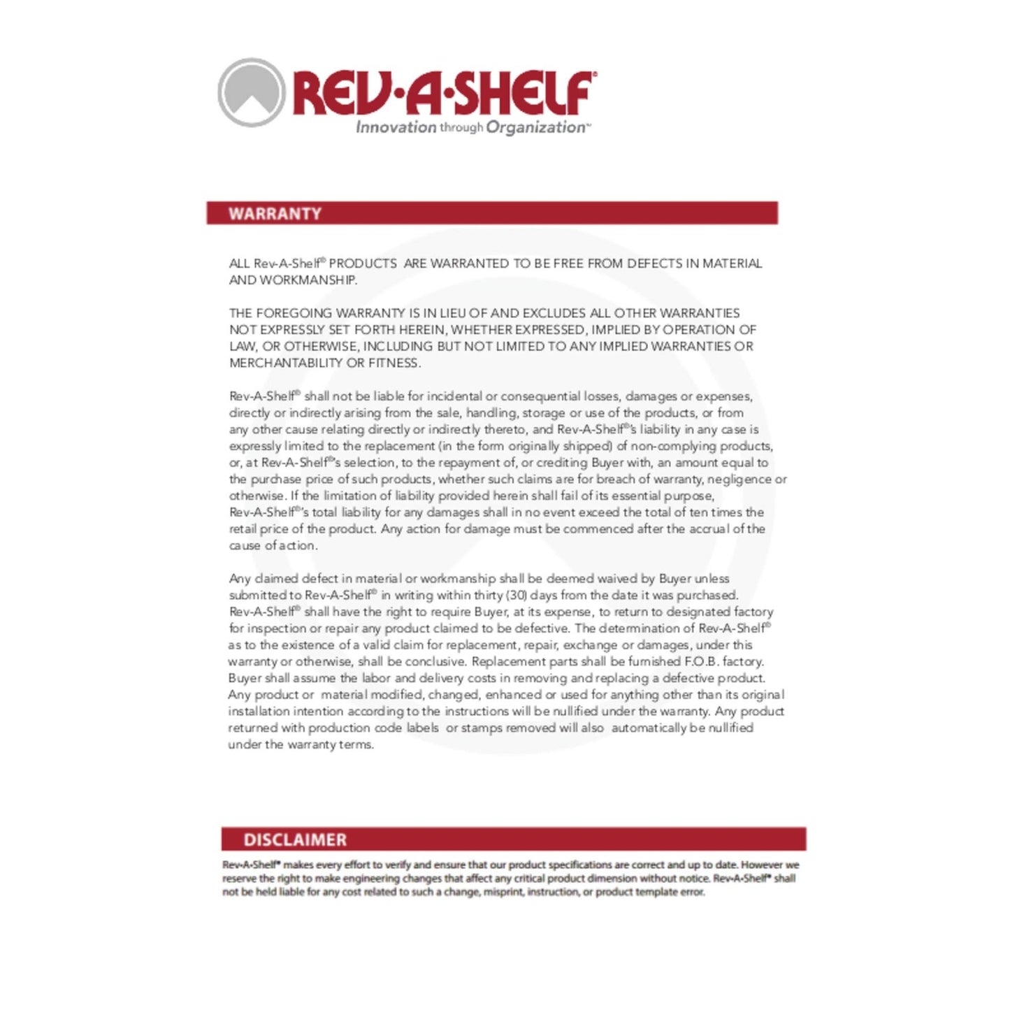 Rev A Shelf 4WC-24DM2SC Heavy Duty Double 30 Quart Mounted Pullout Container Bin