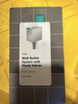 hansgrohe 26455001 FixFit Handheld Shower Wall Outlet Square Modern-Chrome