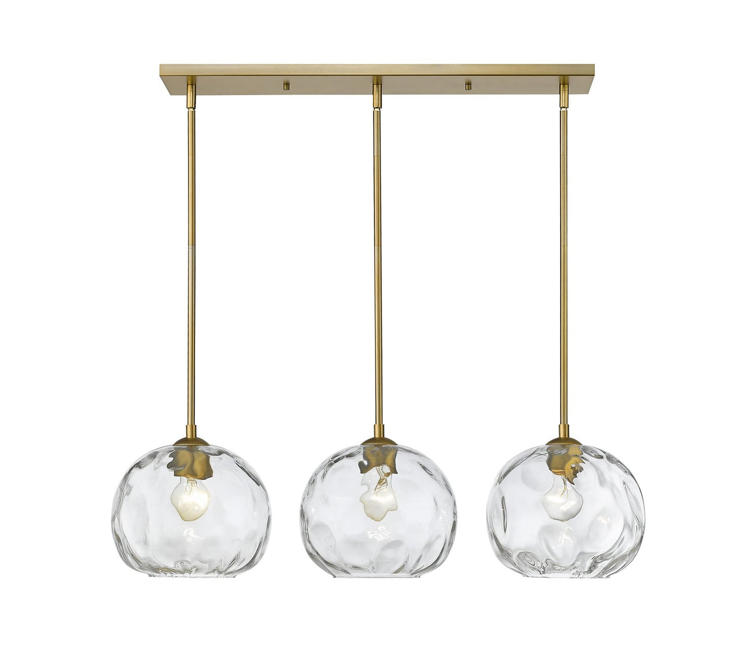 Z-Lite 3 Light Island/Billiard 490P10-3L-BN, Nickel