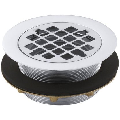 KOHLER K-9132-CP Shower Drain, One Size, Polished Chrome