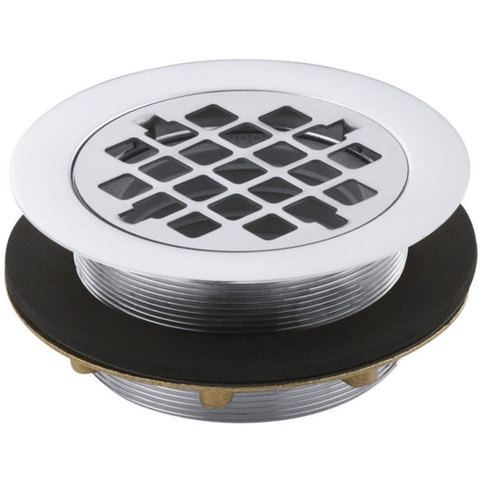 KOHLER K-9132-CP Shower Drain, One Size, Polished Chrome