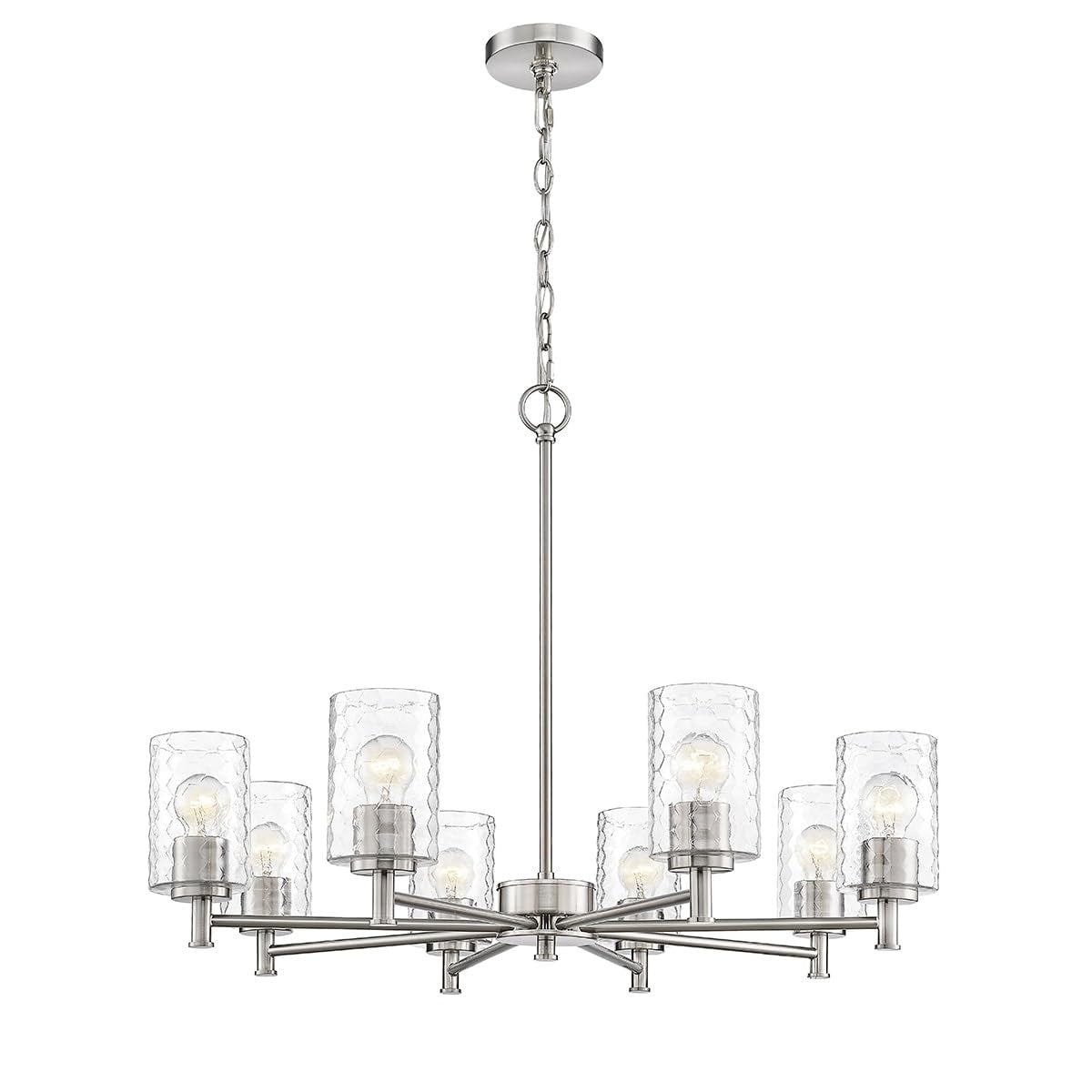 Millennium Lighting 9213 Ashli 3 Light 20" Wide Chandelier - Brushed Nickel