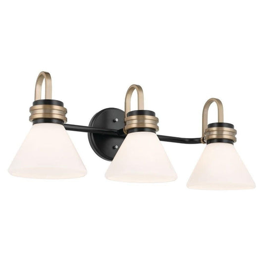 Kichler Farum 26 in 3-Light Bathroom Vanity Light Fixture