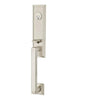 EMTEK 4201HLOLHUS15 Dummy Set Wilshire Tub Entry Helios Lever Satin Nickel