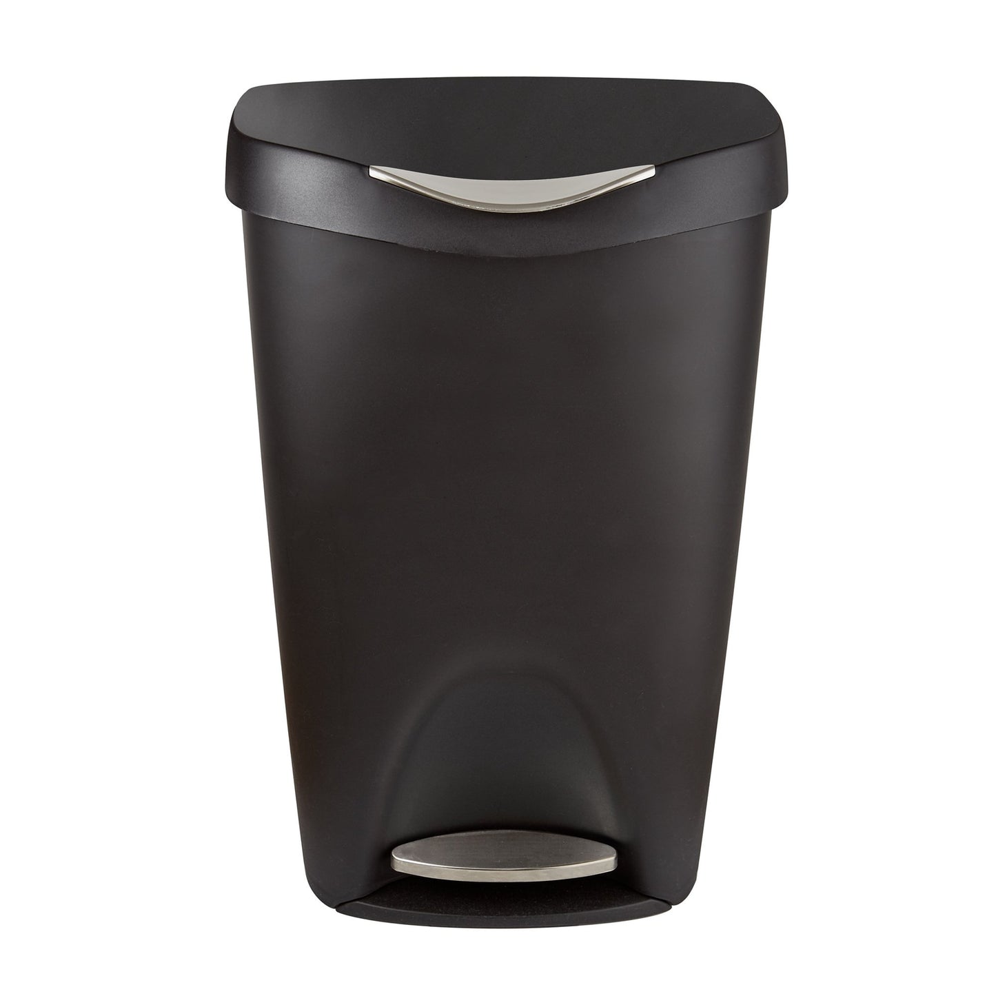 Umbra 084200-047 Brim Step On Trash Can, Black, 13 Gallon