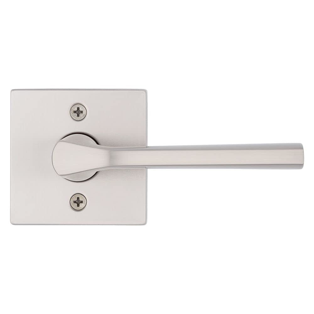 Kwikset 720LSL Lisbon Interior Passage Door Lever Handle Reversible Satin Nickel