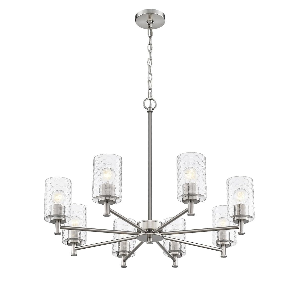 Millennium Lighting 9213 Ashli 3 Light 20" Wide Chandelier - Brushed Nickel