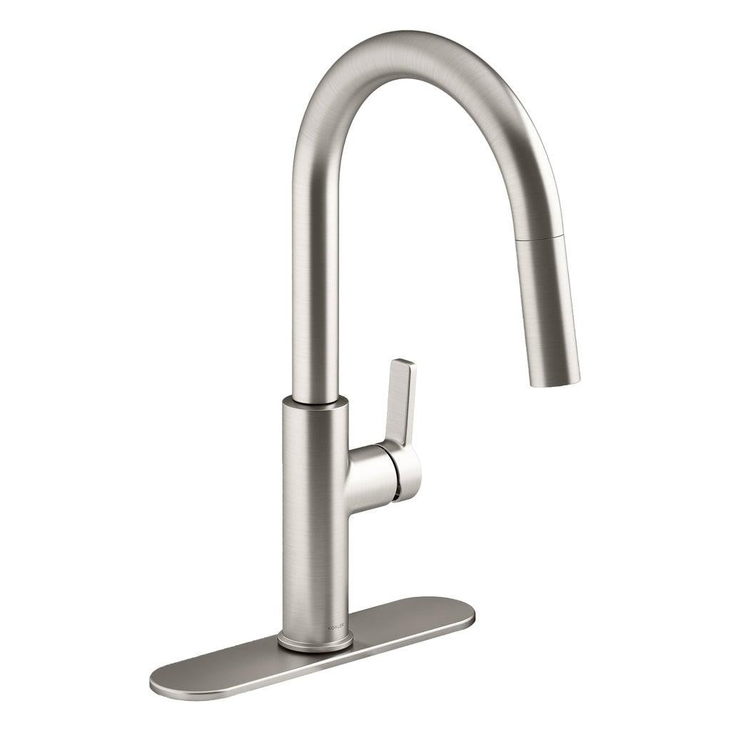 Kohler R38473-LVS Rodean Kitchen Faucet Pull Down Stainless Steel Kit