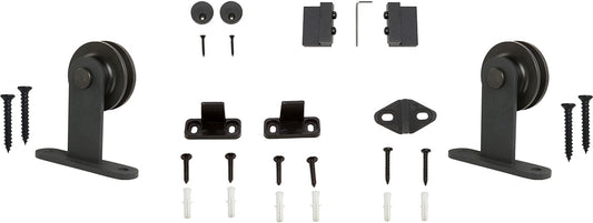 Miseno MBD0305DR2 Top Mount Second Barn Door Mounting Hardware Kit - Black