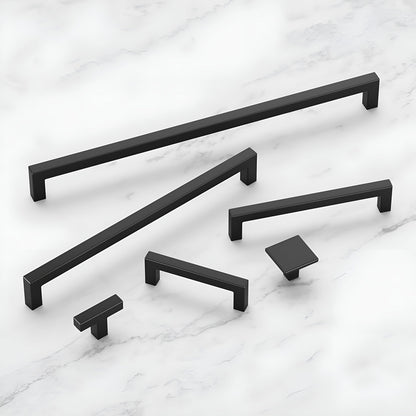 Hickory Hardware Kitchen Cabinet Pulls 3" Matte Black (Pack of 10)