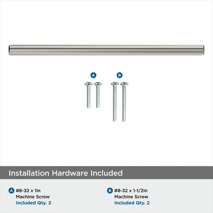Amerock Bar Pulls 6-5/16" Center-to-Center Satin Nickel Cabinet Pull, BP40520G10