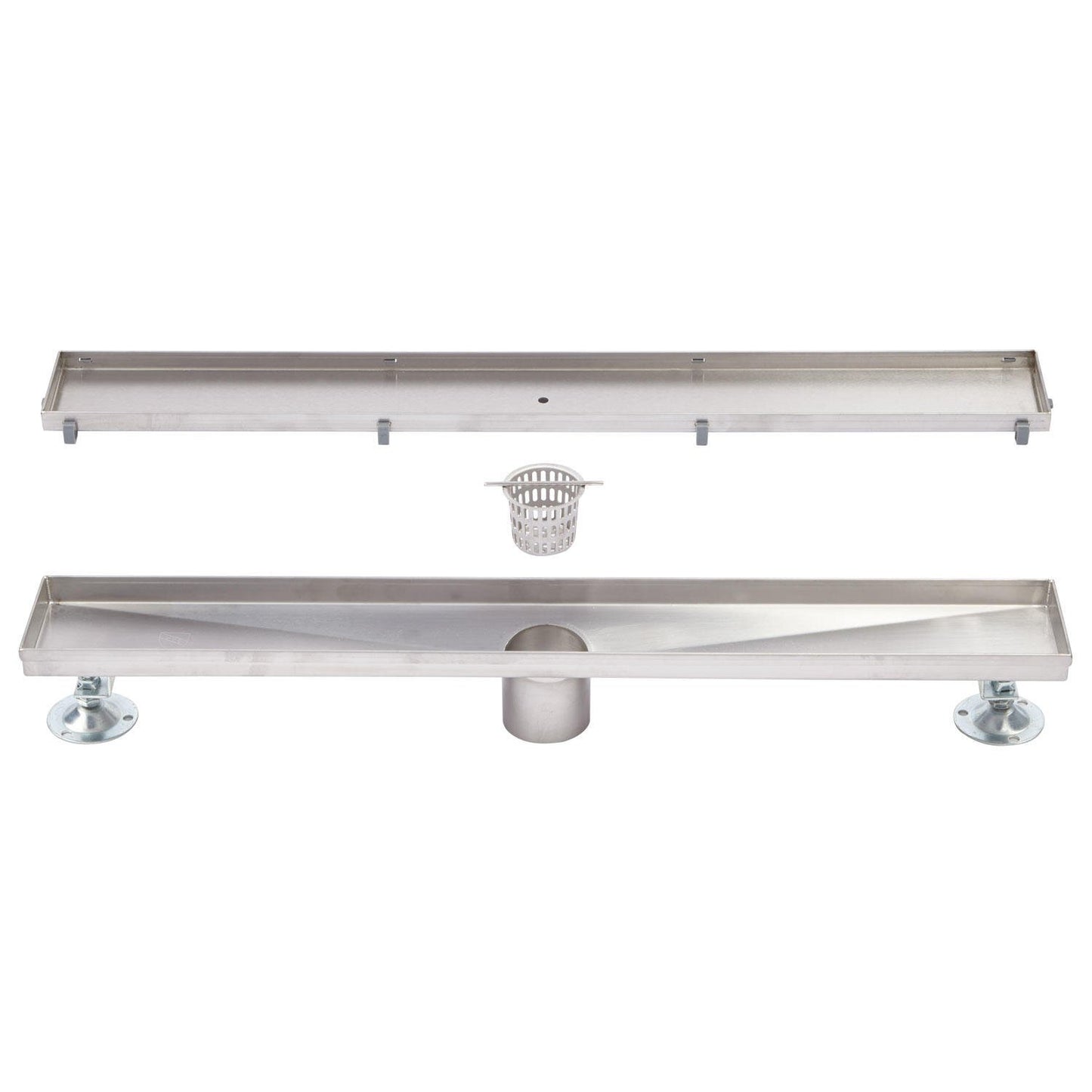 Signature Hardware SH439016SS Cohen 32" Tile Insert Shower Drain - Brushed SS