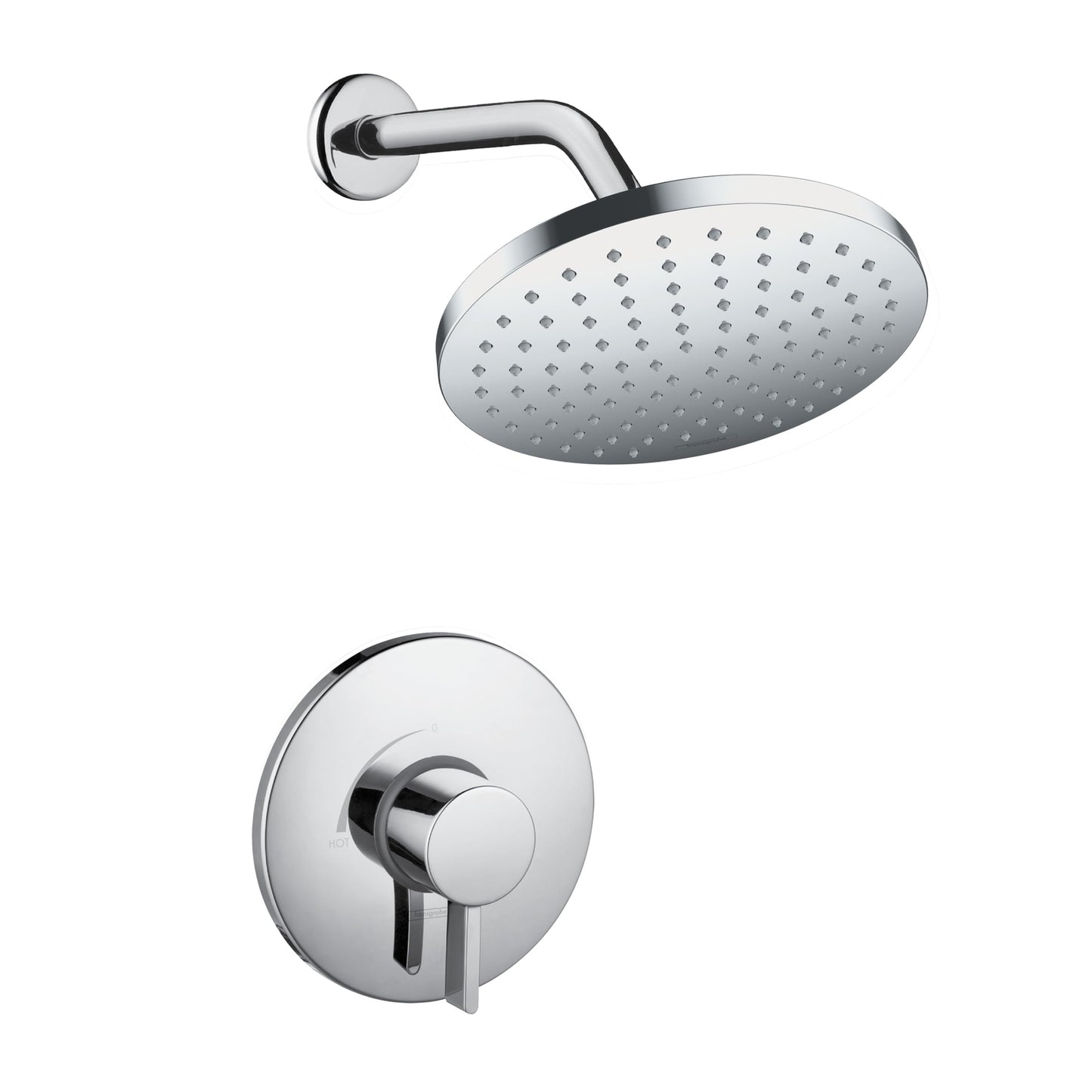 hansgrohe Vernis Blend Shower Set 1.5 GPM, 1-Spray Full Shower Trim Kit Chrome