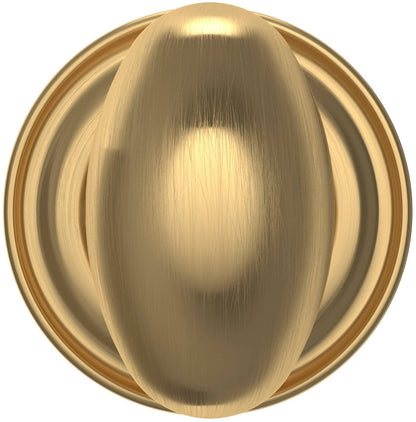 Baldwin 5025056IDM Non-Turning One-Sided Dummy Door Knob Round Rose Satin Nickel