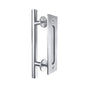 Miseno MBDH0385 11-3/4" Tall Sliding Barn Door Pull Set - Stainless Steel