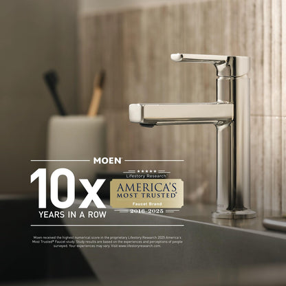 Moen YB2218CH Brantford Collection 18-Inch Single Towel Bar, Chrome