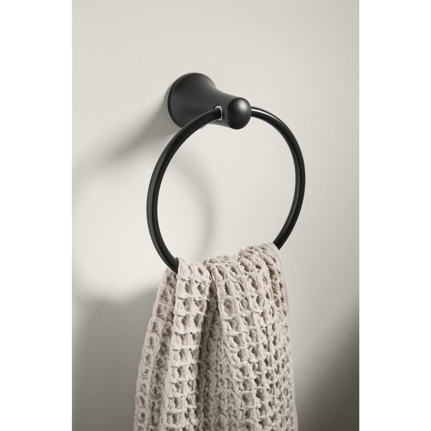 Kohler K-21955-CP Tempered 6-7/8" Wall Mounted Towel Ring - Chrome
