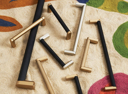 Alno ALTA-MODA-RIBBED-A2904-8 Alta Moda 8" - Made in Italy - Matte Black