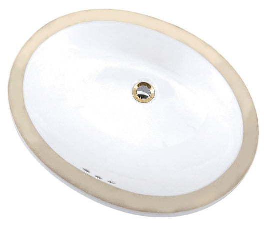Mansfield Plumbing 216NS Petite Maple Under Counter Lavatory, White