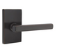 Emtek 5212FRL Freestone RH Privacy Door Lever Set w/Modern Rectangular Rose ORB