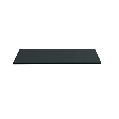 Amerock BP36574FB Edge Pull 3-3/4" Center-to-Center Flat Black Cabinet Pull