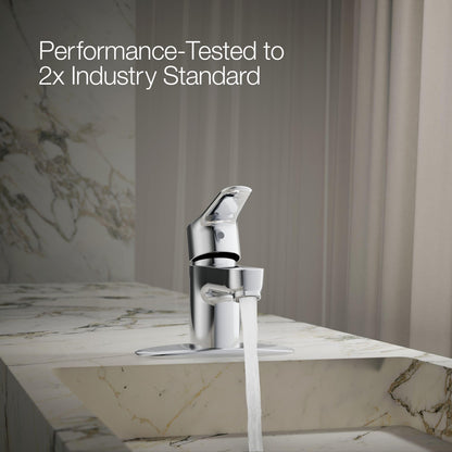KOHLER 16027-4-CP July Single Handle Bathroom Faucet Single-Hole Polished Chrome