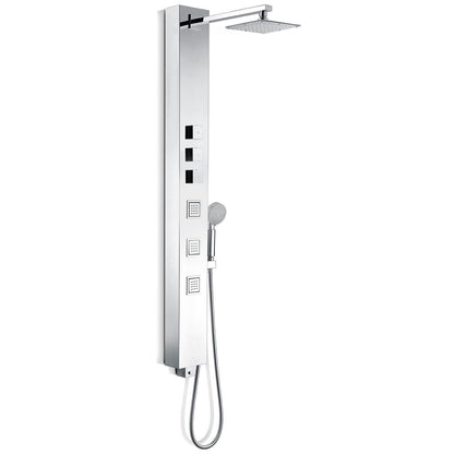 ANZZI Shower Head Panel 53", Tower System, Polished Chrome SS (SP-AZ015)