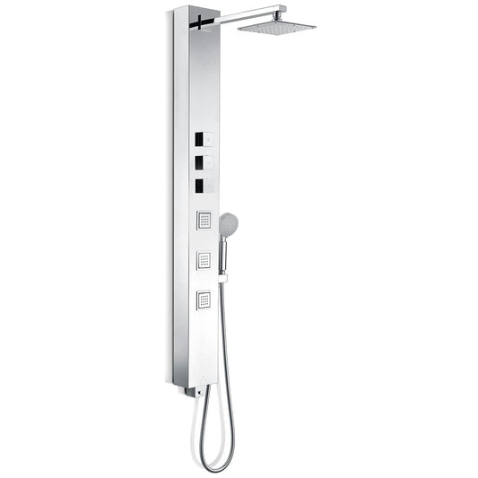 ANZZI Shower Head Panel 53", Tower System, Polished Chrome SS (SP-AZ015)