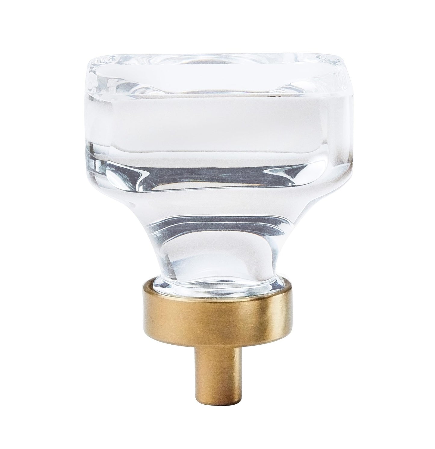 Amerock BP36653CCZ Glacio Cabinet Knob Clear/Champagne Bronze 1-3/8" Length
